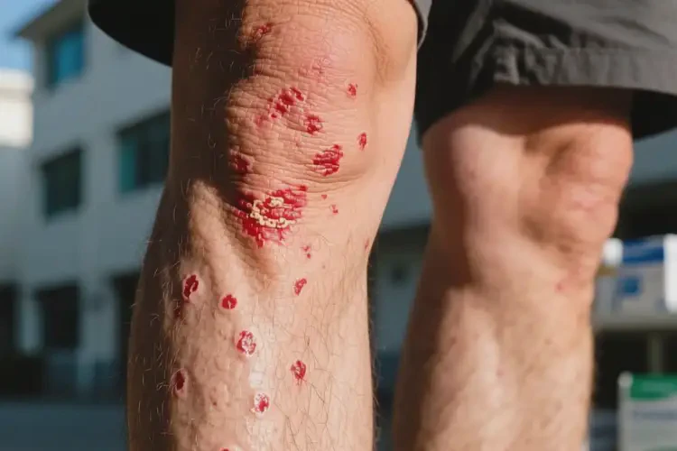 男人小腿出現(xiàn)濕疹能不能根治(圖4)