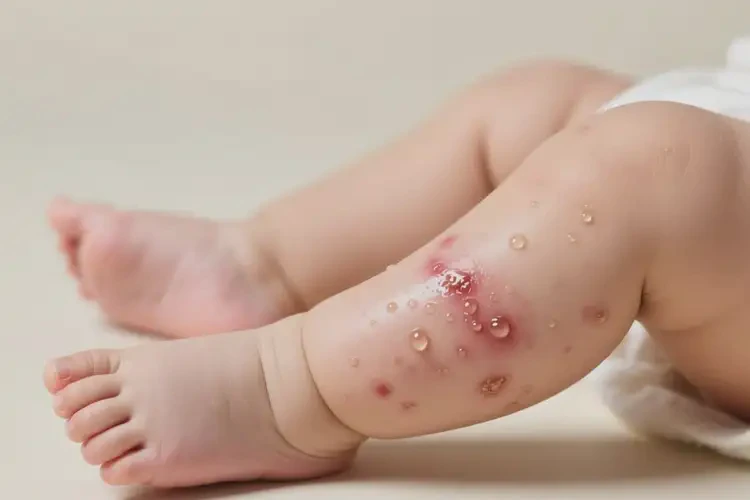 嬰幼兒小腿出現(xiàn)濕疹可不可以根治(圖2)