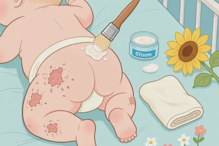 寶寶屁股上出濕疹可不可以根治(圖2)