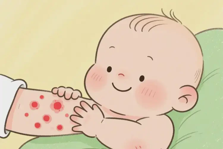 新生儿手臂偶尔长湿疹能够彻底治愈吗(图2)