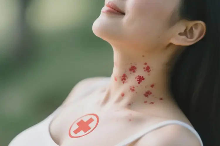 產(chǎn)婦脖子長(zhǎng)濕疹可不可以根治(圖1)