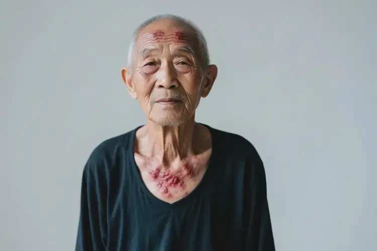 老人全身經(jīng)常起濕疹不管它會(huì)自己好嗎(圖4)