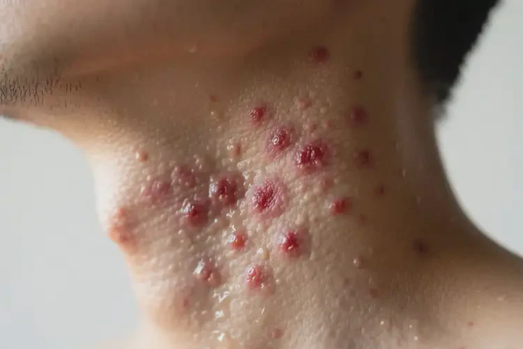 男人脖子上经常起湿疹可不可以根治(图2)