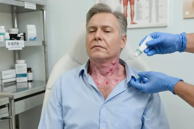 男人脖子上容易長(zhǎng)濕疹能不能根治(圖3)