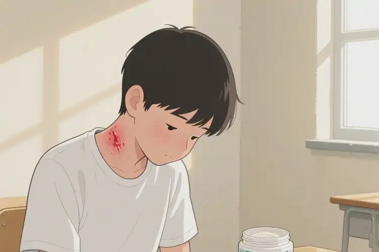 中學生脖子長濕疹可不可以根治(圖3)