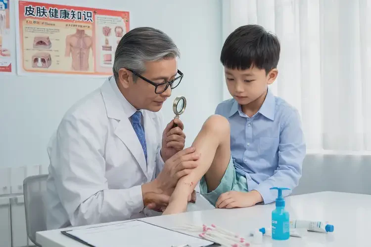 兒童小腿上出現(xiàn)濕疹可不可以根治(圖2)