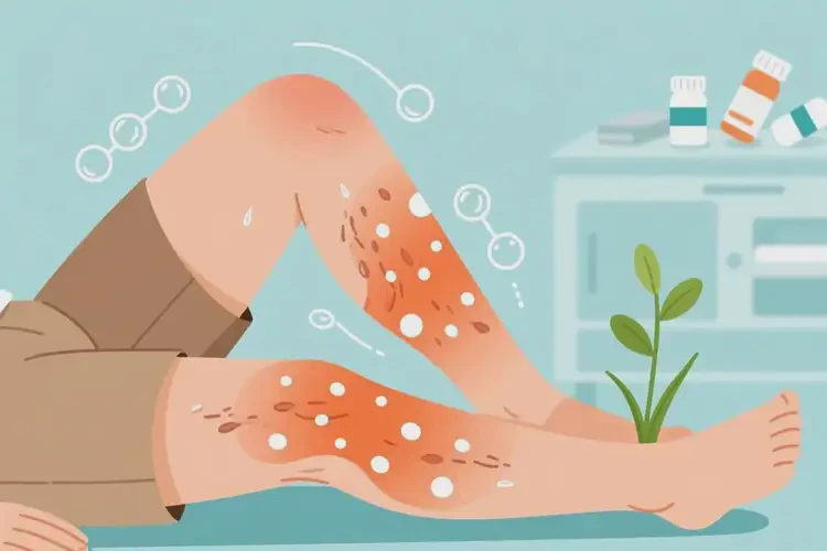 男人大腿上经常起湿疹能不能根治(图2)