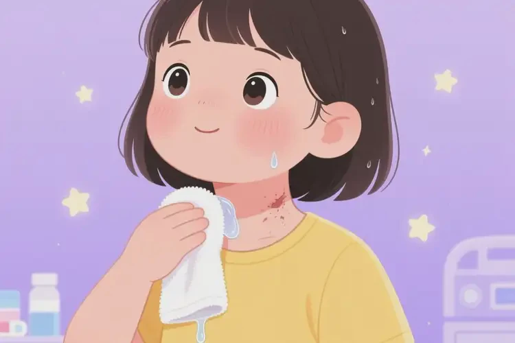 兒童脖子出現(xiàn)濕疹可不可以根治(圖1)