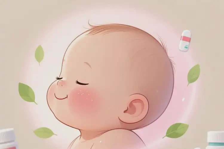 宝宝面部偶尔长湿疹可以治好吗(图4)