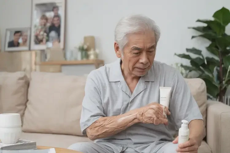 高齡老人手臂上經(jīng)常起濕疹可不可以根治(圖3)