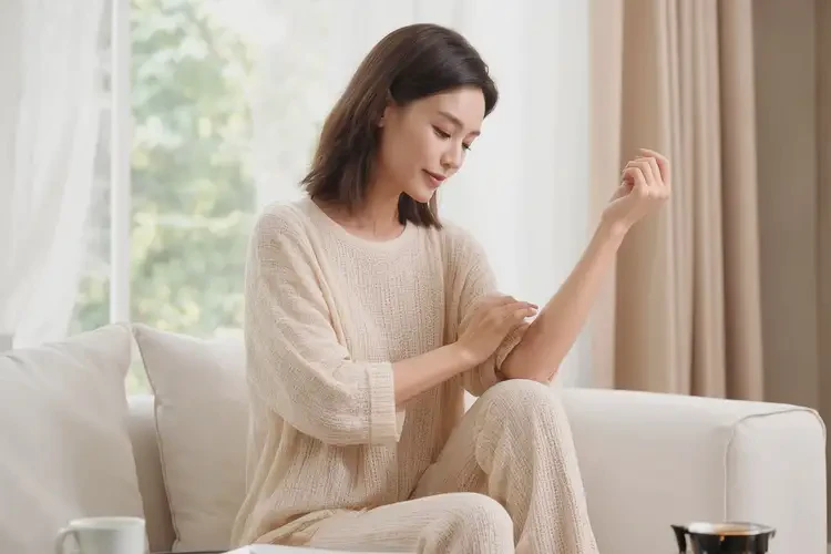 女性手臂經(jīng)常長(zhǎng)濕疹可不可以根治(圖1)