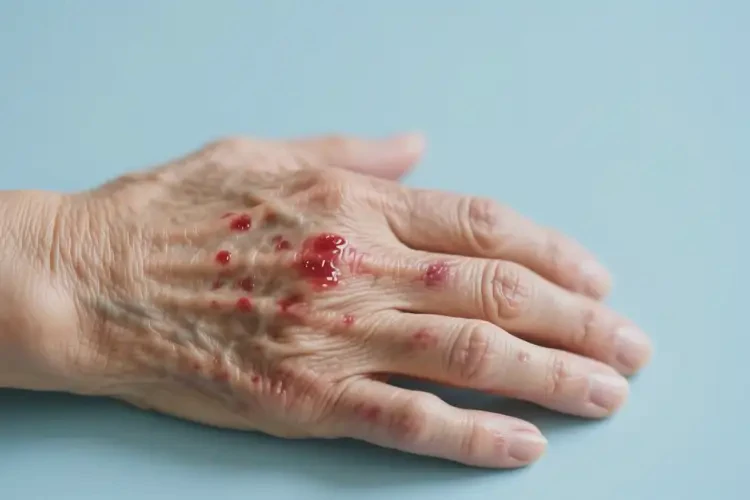 老年人手上經(jīng)常長濕疹不管它會自己好嗎(圖2)