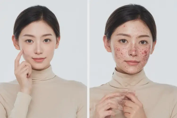 女生脖子上起濕疹可以徹底自愈嗎(圖2)