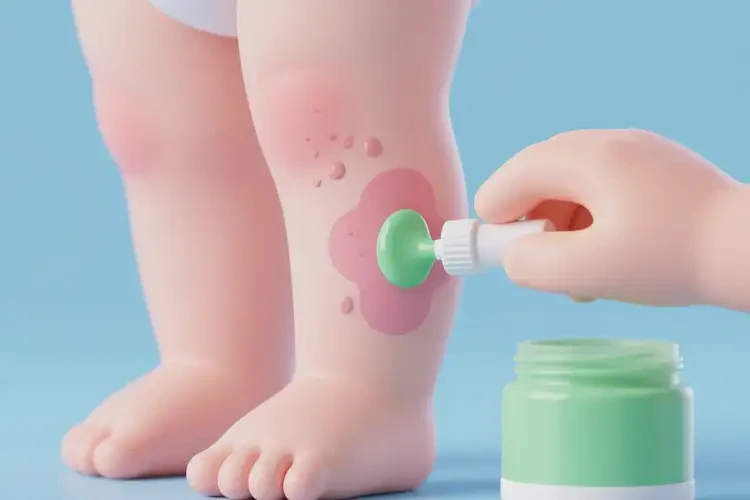 嬰幼兒小腿上偶爾起濕疹可以治好嗎(圖2)