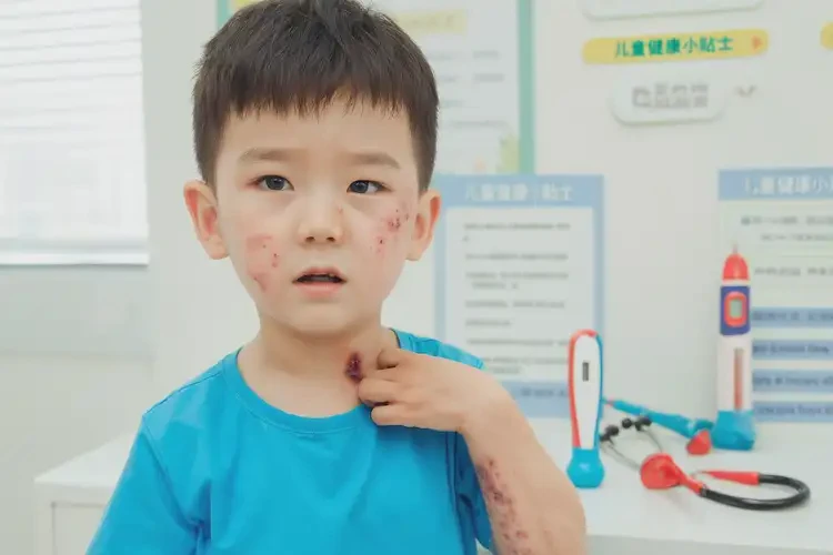 少兒脖子經(jīng)常起濕疹可不可以根治(圖4)