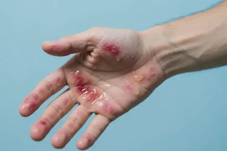 男人手上容易起濕疹可不可以根治(圖1)