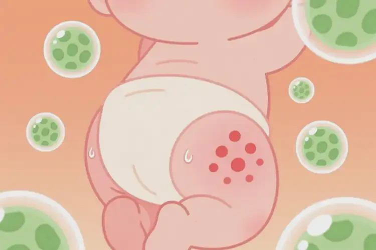 孩子屁股長(zhǎng)濕疹可不可以根治(圖1)