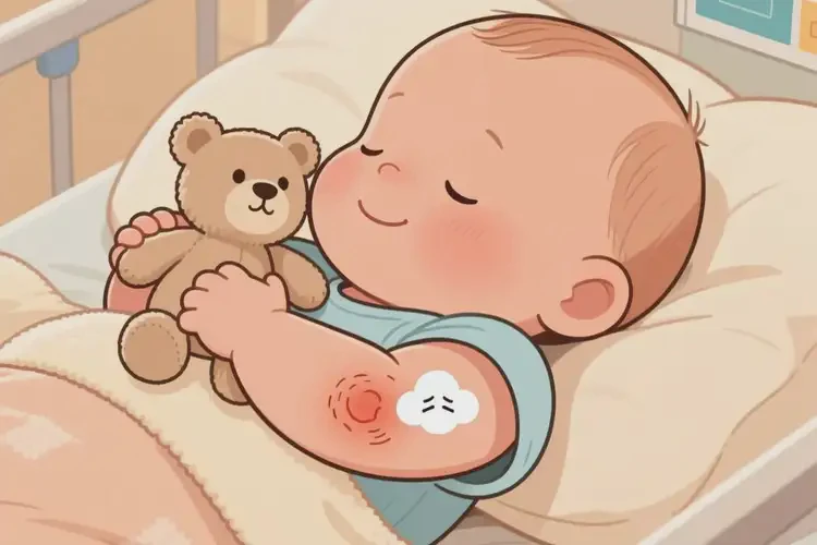 寶寶手臂上經(jīng)常長濕疹可以治好嗎(圖1)