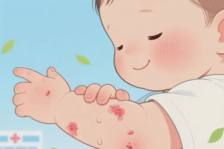 幼兒手臂經(jīng)常起濕疹可不可以根治(圖4)