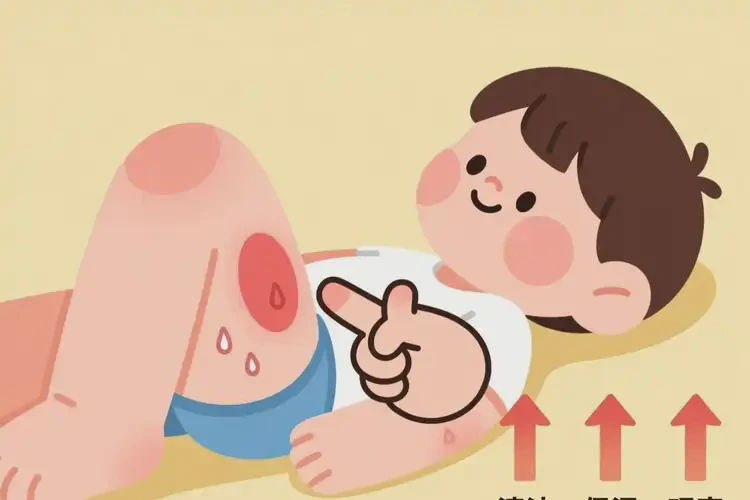 少兒大腿上容易長濕疹可不可以根治(圖2)