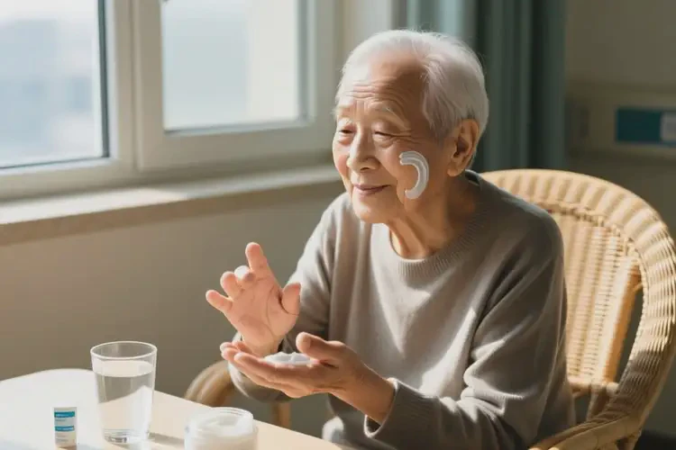 高齡老人面部經(jīng)常起濕疹能不能根治(圖3)