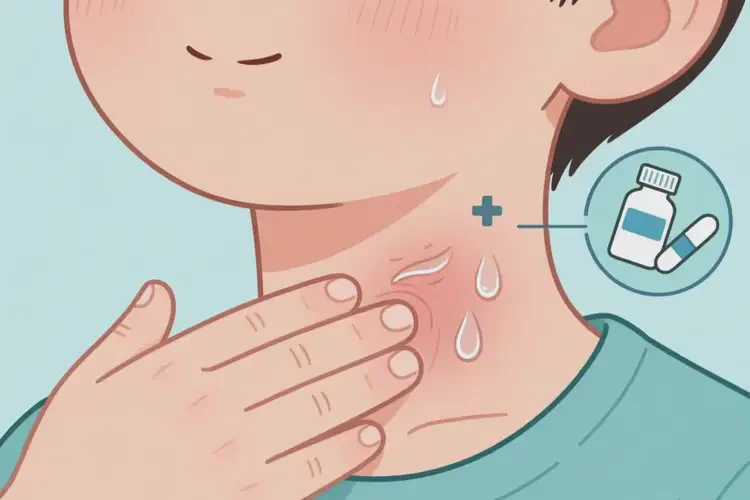 孩子脖子上偶爾長濕疹可不可以根治(圖1)