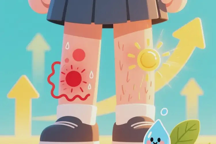 大學(xué)生大腿上經(jīng)常起濕疹可不可以根治(圖1)