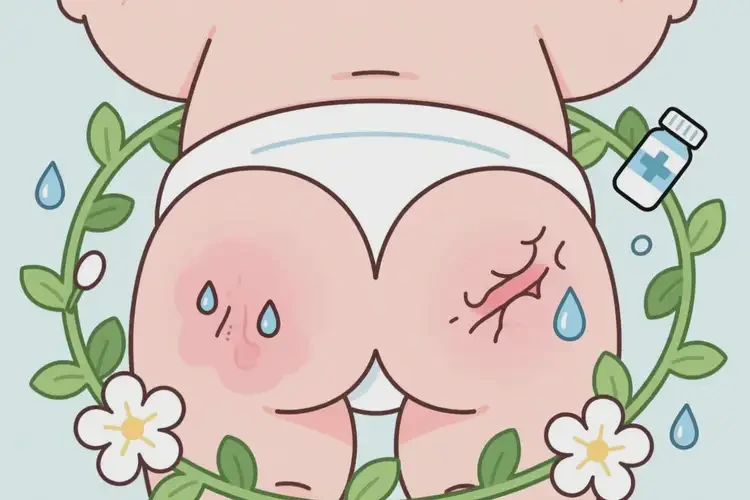 小兒屁股上容易長濕疹可不可以根治(圖1)