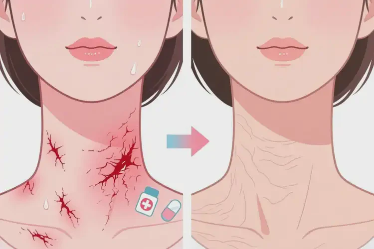 女性脖子出湿疹可不可以根治(图2)