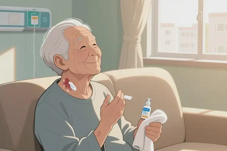 高齡老人脖子上容易起濕疹可不可以根治(圖4)