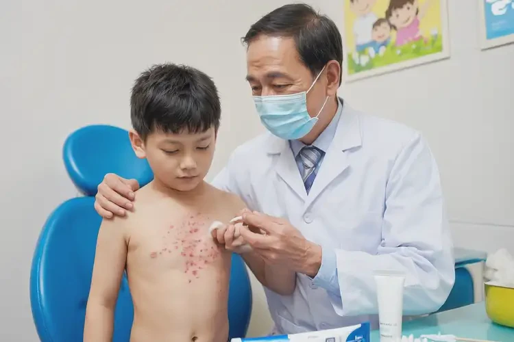 孩子肚子上长湿疹可不可以根治(图3)