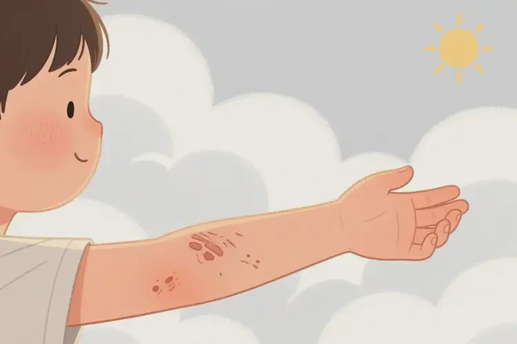 青年人四肢容易长湿疹可不可以根治(图1)