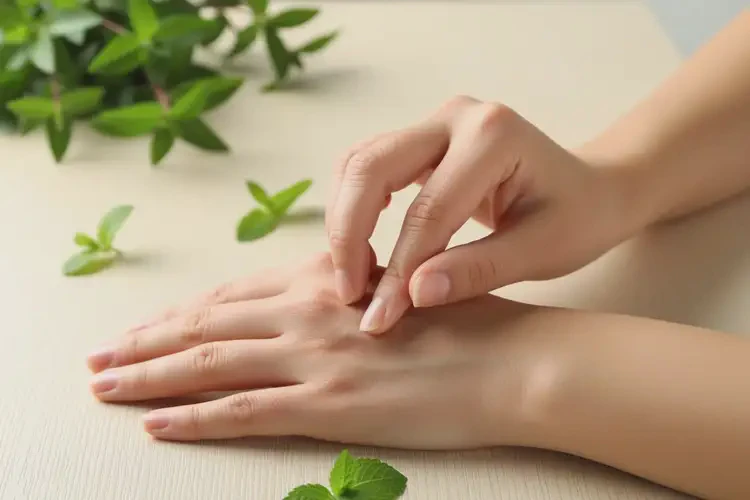 女性手上經(jīng)常起濕疹可不可以根治(圖1)