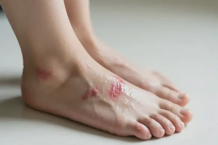 女人腳上出濕疹能不能根治(圖2)