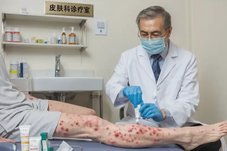 老人大腿上有濕疹能靠自己自愈嗎(圖3)