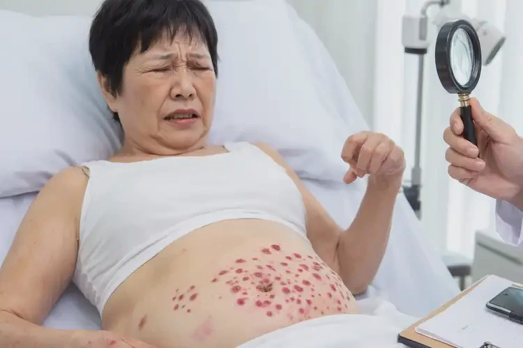 女人肚子經(jīng)常起濕疹可不可以根治(圖3)