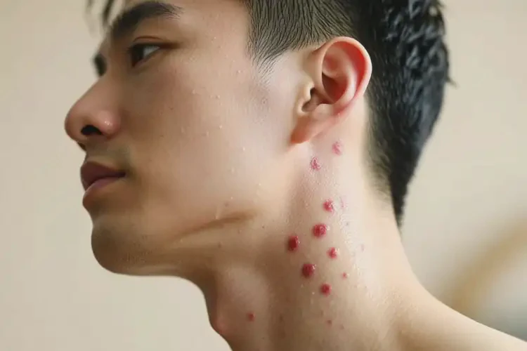 男性脖子上出濕疹可不可以根治(圖2)