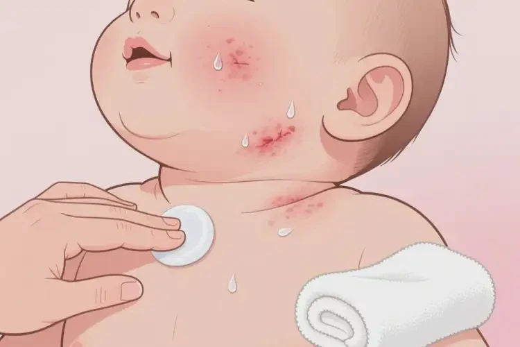 嬰兒脖子上經(jīng)常起濕疹可不可以根治(圖4)