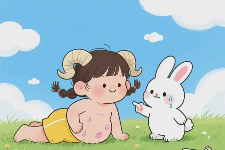 小孩肚子上有濕疹可不可以根治(圖3)