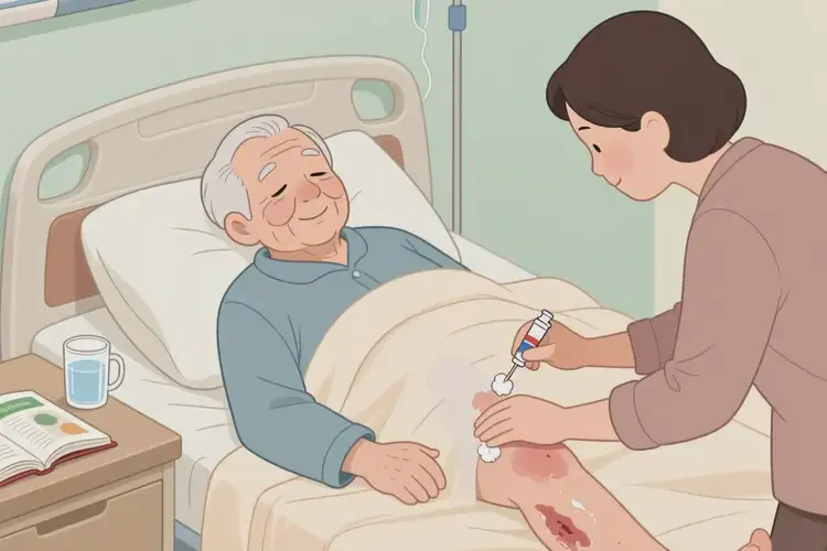 高齡老人大腿經(jīng)常長濕疹可不可以根治(圖1)