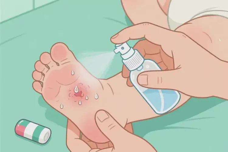 寶寶腳上容易長濕疹可不可以根治(圖2)