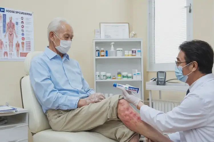 老年人小腿上容易長濕疹不管它會自己自愈嗎(圖2)