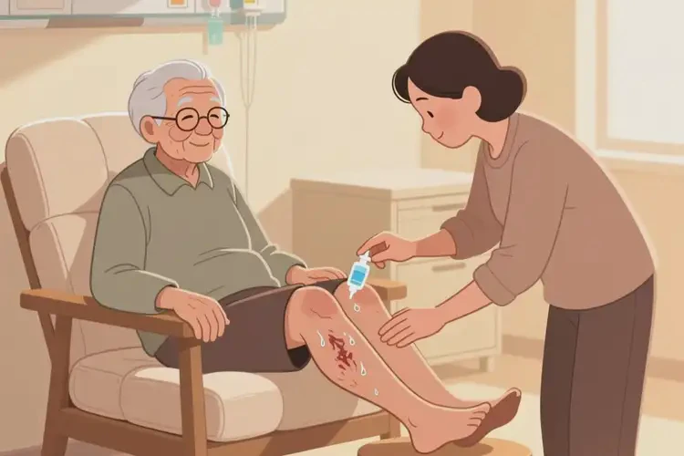 高齡老人大腿經(jīng)常長濕疹可不可以根治(圖2)