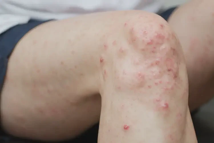 女性四肢經(jīng)常長濕疹不管它會自己痊愈嗎(圖4)