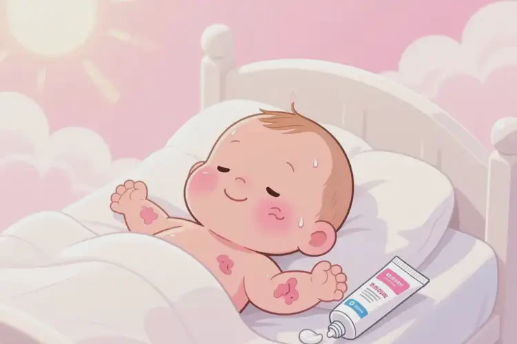 嬰兒身上長濕疹可以治好嗎(圖3)