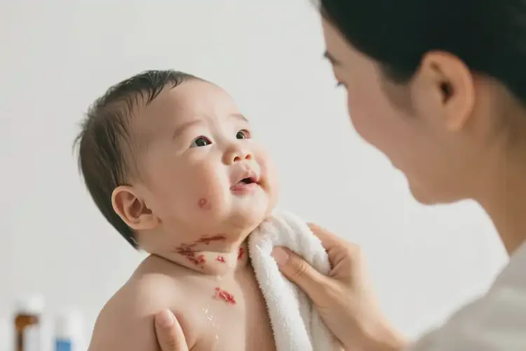 嬰幼兒脖子有濕疹可不可以根治(圖2)