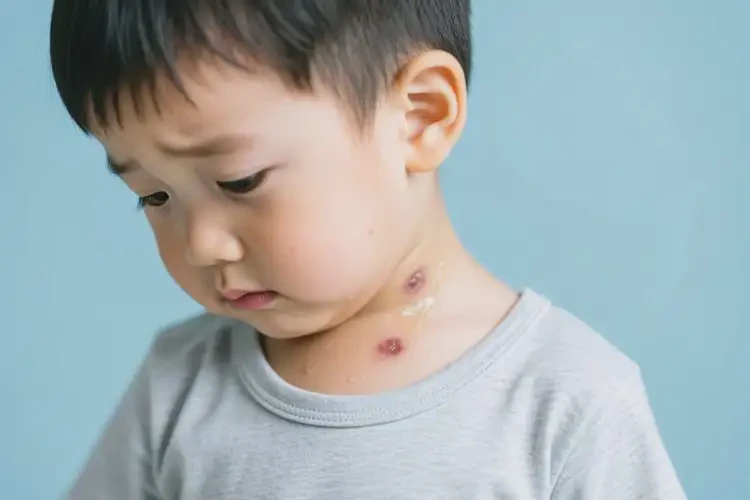 小孩脖子长湿疹可不可以根治(图1)