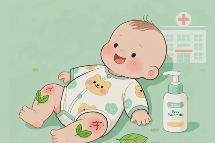 嬰兒大腿經(jīng)常起濕疹不管它會自己好嗎(圖1)