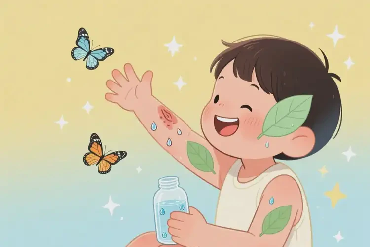 兒童手臂容易長(zhǎng)濕疹可不可以根治(圖3)