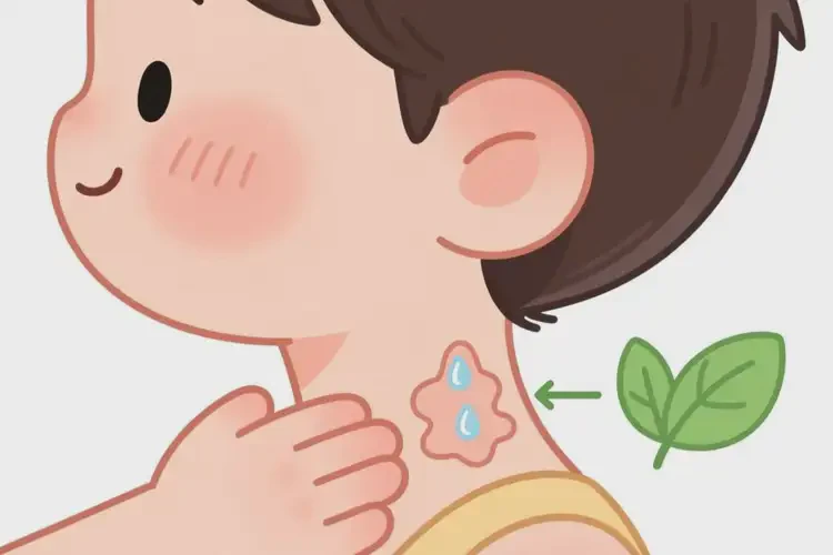 少兒脖子長濕疹可不可以根治(圖1)